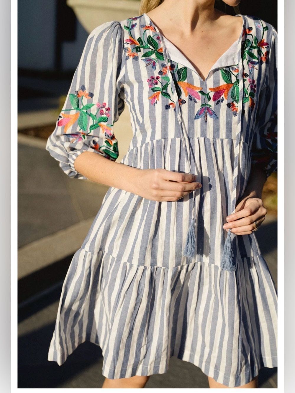 Paula Mini Dress | Striped